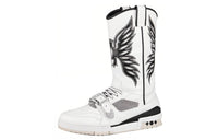 LOUIS VUITTON Trainer Knee-high Boots Men's White Black