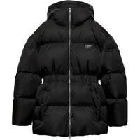 PRADA Zipped Hooded Down Jacket