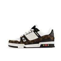 LOUIS VUITTON Triangle Twenty Ginger Tea Warm Slip-Resistant Low-Top Skateboard Shoes Unisex Yellow Black