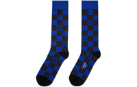 LOUIS VUITTON SS24 Knee-High Socks Men's 1 Pack Blue