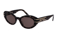 DIOR Acetate Metal Cat Eye Sunglasses Women's Black