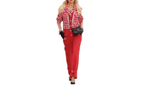 CHANEL Jumpsuits Women's Red