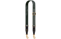 DIOR Embroidery Shoulder Strap Bag Straps Women's Black