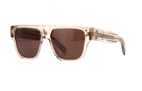 DIOR Crystal Irregular Shape Sunglasses Unisex Transparent