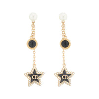 DIOR Metal Earrings Women's Gold