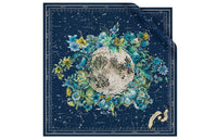 DIOR Silk Square Neck Scarf Marine Blue