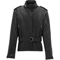 SAINT LAURENT High Neck Belted Short Jacket