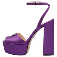PRADA Strap Sandals Women's Purple