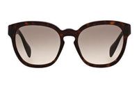 PRADA Oval Sunglasses Women's Tortoiseshell