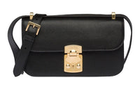 MIU MIU Soft Sheepskin Small Square Bag Shoulder Bag Crossbody Bag Women's Black