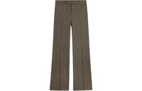 CELINE Bnf Pants In Checked Wool