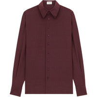 SAINT LAURENT Shirt Men's Burgundy Red
