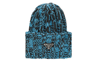 PRADA Wool Cashmere Beanies Women's Blue