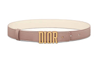 DIOR Leather Belts Women's Pink