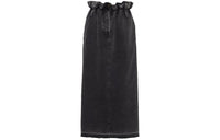 MIU MIU Denim Long Skirts Women's Black