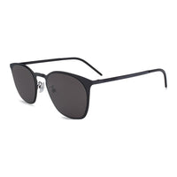 SAINT LAURENT Oval Sunglasses Women's Black