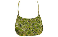 PRADA Cleo Nylon With Leather Crescent Shoulder Bag, Handbag Regular Women's Green