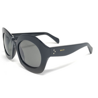 CELINE Irregular Shape Sunglasses Women's Blue