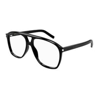 SAINT LAURENT Acetate Aviator Eyeglass Frames Kids' Black