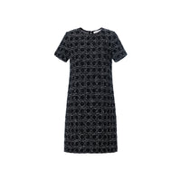DIOR SS24 Short Sleeved Dress Women's Black