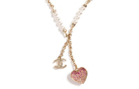 CHANEL Necklaces Women's Gold