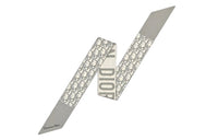 DIOR Silk Scarves Women's Gray/White