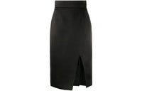 MIU MIU Half Length Midi Dress Women's Black