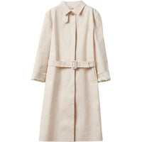 MIU MIU Trench Coat Women's Neutral Color