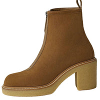 HERMES Kelly Ankle Boots 5.5cm Women's Brown