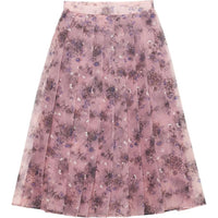 PRADA Floral print Pleated Skirt