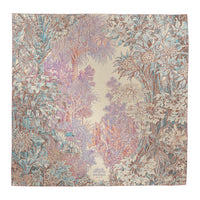 HERMES Cashmere Mulberry Silk Shawls Women's Multicolor