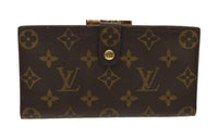 LOUIS VUITTON Monogram Canvas Clutches Wallets Unisex Khaki