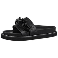 LOUIS VUITTON Sunset Painted Series Stylish Sandal Women's Black
