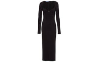 PRADA Long-Sleeved Dresses Women's Black