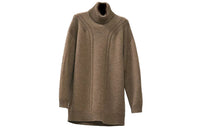 HERMES Cashmere Sweaters Women's Dark Coffee