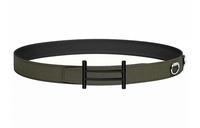 HERMES Rider Belt With Black Smooth Buckle Leather Belts Men's Black Width: 3.2CM