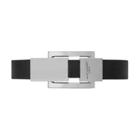 SAINT LAURENT Genuine Leather Bangles Men's Black