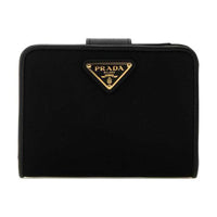 PRADA Nylon Wallet Trumpets Women's Black