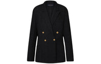 LOUIS VUITTON Double-Breasted Tweed Blazer