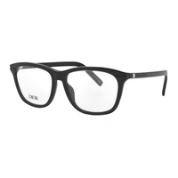 DIOR Plastic Square Eyeglass Frames Men's Black