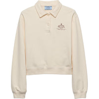 PRADA FW24 Polo Shirt Women's Beige