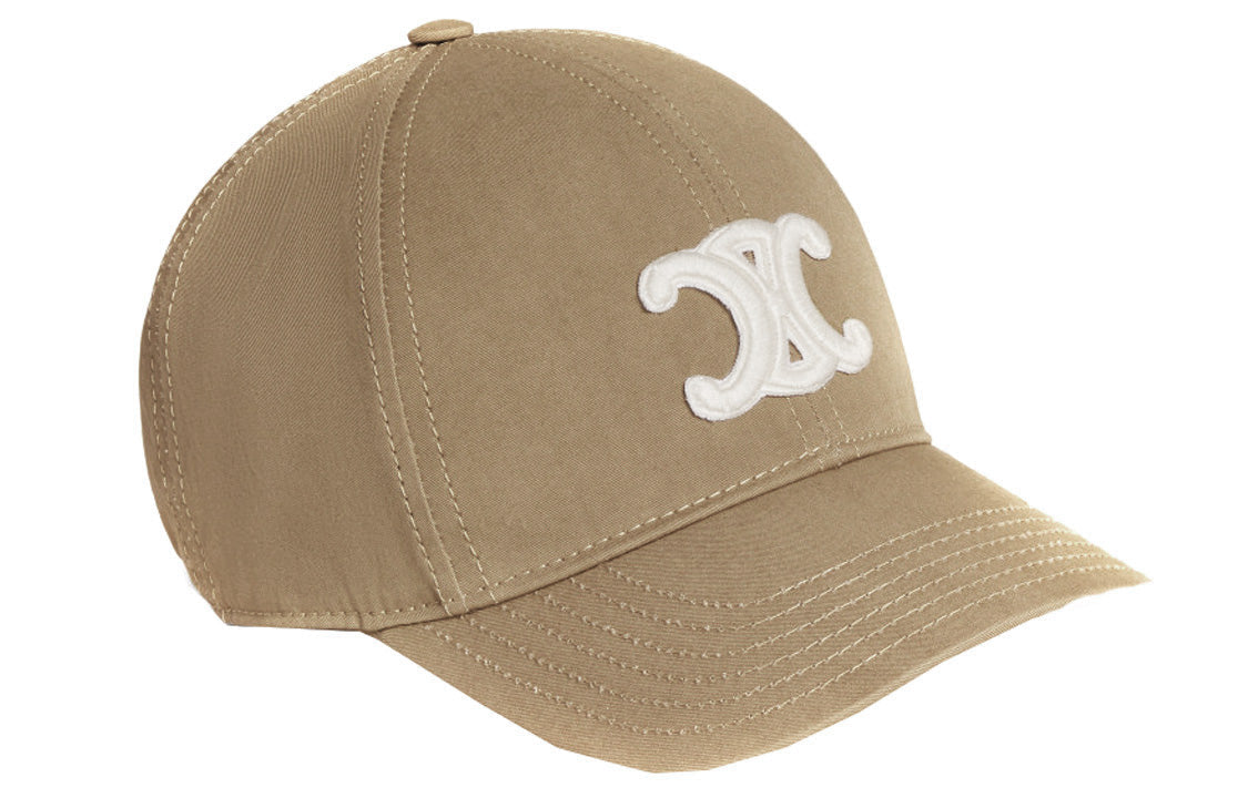 CELINE Triumphal Arch Baseball Caps Unisex Beige