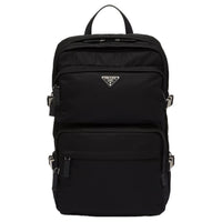 PRADA Re Nylon Fabric Backpack Regular Unisex Black