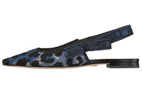 DIOR J'Adior Casual Single Shoes Women's Blue Black