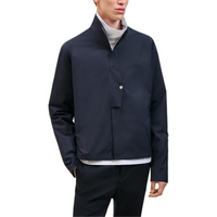 HERMES Jackets Coats Men's Ocean Blue