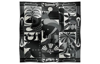 HERMES Silk Scarves Men's Black