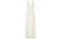 SAINT LAURENT Sleeveless Dresses Women's White