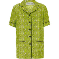 DIOR All Over Logo Printed Button Up Shirt