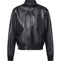LOUIS VUITTON Leather Harrington Jacket