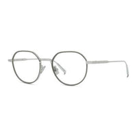 DIOR Irregular Shape Eyeglass Frames Men's Silver